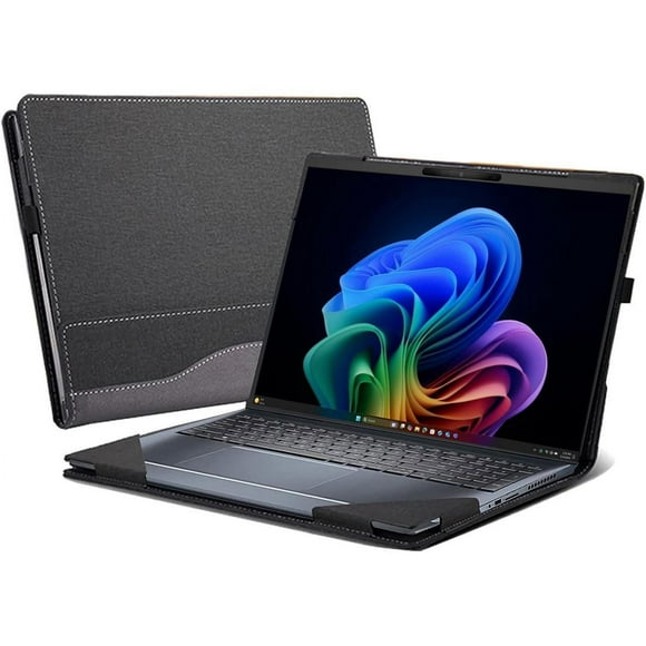 Case for 14 inch Dell Latitude 7455 7450 7440, Notebook Sleeve Cover Accessories PU Leather Shell Protective Laptop Cover