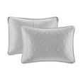 thumbnail image 3 of Madison Park Quebec Coverlet Mini Set, Full/Queen, Gris, 3 of 6