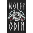 thumbnail image 2 of Old Glory Mens Wolf Of Odin Soft Short Sleeve Graphic T Shirt, 2 of 5