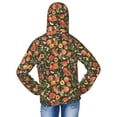 thumbnail image 4 of Cauagu Fruits Peach Print Sun Protection Jacket for Teen,Full-Zipper Long Sleeve Sun Shirts with Pockets UV Hoodie Shirts Outdoor Athletic Jacket-XX-Large, 4 of 7