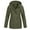 Army Green, variant on BXINGOHAI Raincoat Women Waterproof Long Hooded Rain Jacket Trench Coats Windbreaker Travel Jacket