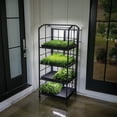 thumbnail image 4 of Panacea Adjustable Shelf Plant Stand/Patio Greenhouse with Grow Lights, 4 of 11