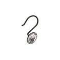 thumbnail image 2 of Utopia Alley  Shower Curtain Hooks for Bathroom, Rust Resistant Shower Curtain Hooks Rings,  Crystal Design, Set of 12 Black, 2 of 9