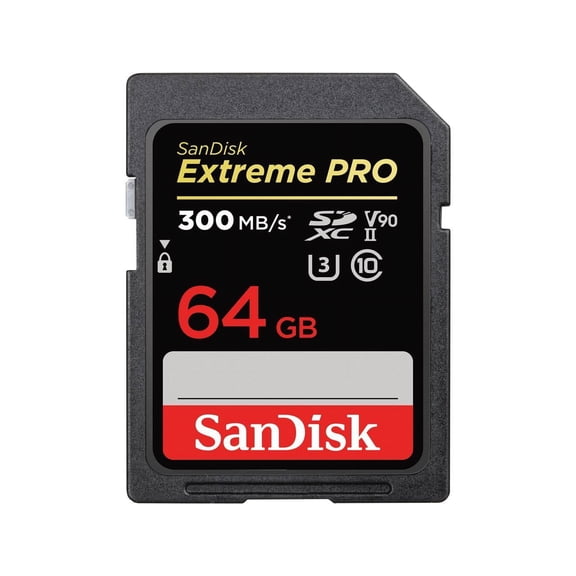 SanDisk 64GB Extreme PRO SDXC UHS-Il Memory Card - SDSDXDK-064G-GN4IN