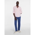 thumbnail image 2 of George Men's and Big Men's Linen Blend Button Up Shirt with Long Sleeves, Sizes S-5XL, 2 of 5