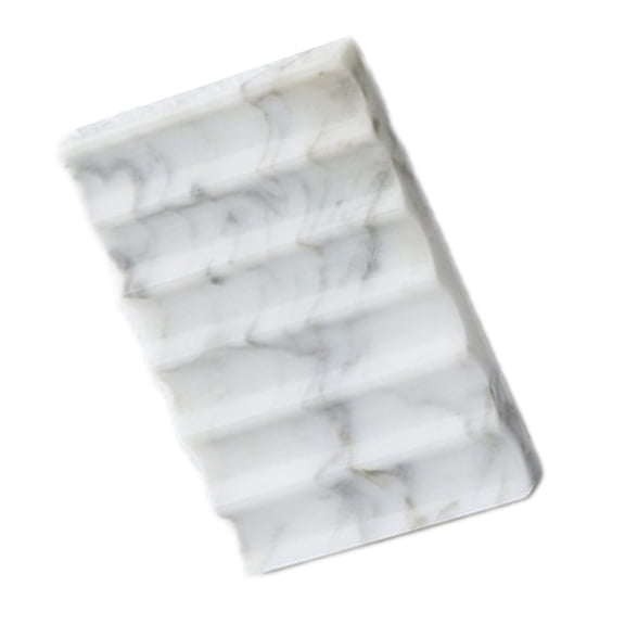 Stone Soap Dish Hygienic Drainage System Strong Build For Bathroom Vanity