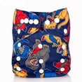 thumbnail image 6 of Landzoo Reusable Waterproof Printed Baby Cloth Diaper Adjustable Baby Nappies, 6 of 8