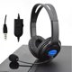 thumbnail image 5 of Moyic Reemplazo para PS4/ PC Computer 3.5mm Large Black Wired Microphone Juego de auriculares Auriculares para juegos Cables de audio/vídeo, 5 of 6