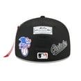 thumbnail image 4 of Men's New Era x Alpha Industries  Black Baltimore Orioles 59FIFTY Fitted Hat, 4 of 5