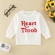 thumbnail image 5 of Gibobby Sudadera de manga larga con letras para niños y niñas, para niños y niñas(Blanco, 18-24 Meses), 5 of 5