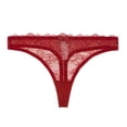 thumbnail image 1 of Lingerie Transparente en Maille pour Femmes Soutien-Gorge Brodé et String et Bas, 1 of 5
