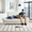 White, variant on YOUDAO 79.5" Corduroy Cloud Sofa Couch, Modern Loveseat Sofa,Folding Floor Couch with Adjustable Backrest, High-Density Foam Compression Sofa for Living Room, Apartment and Small Spaces,WHITE