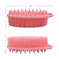 thumbnail image 5 of Upgrade Body Scrubber and Hair Shampoo Brush, All in One, Premium Silicone Loofah, Exfoliating Body Brush, Shower Scrubber for Body, Scalp Massager for Women, Men, Pet (1PC Black), 5 of 10