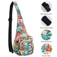 thumbnail image 4 of Small Sling Bag for Women Crossbody Backpack Hiking Travel Daypack Chest Bag Lightweight Shoulder Bag, 4 of 7