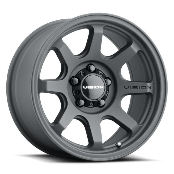 17X8.5 Vision Flow Satin Black 8x165.1 8x6.5 ET18 Wheel Rim