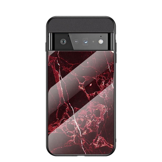 Pixel 6 Pro Case,Google Pixel 6 Pro Case,Marble Thin Slim Fit Women Men Girls Hard PC Soft TPU Rugged Bumper Shockproof Anti-srcatch Hybrid Protective Cover for Google 6 Pro,6.71"