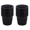 thumbnail image 1 of Black Plastic Plant Nursery Net Bucket for Storage with Good Air Permeability 20pcs, 1 of 9