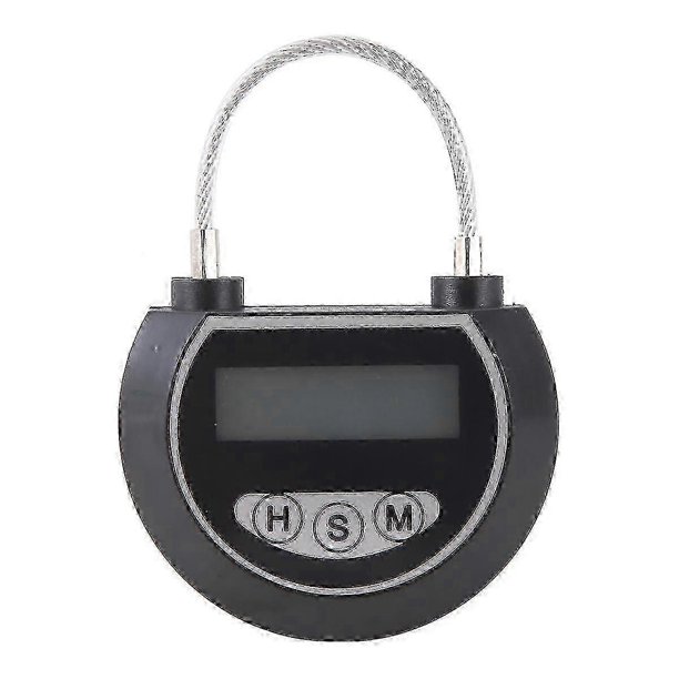 2025 Electronic Time Lock Timer Lock Container Multi Function Time Lock Bin For Toys Black