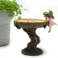 thumbnail image 3 of Flower Fairy Bird Feeder Creative Resin Garden Fairy Ornament, 3 of 6
