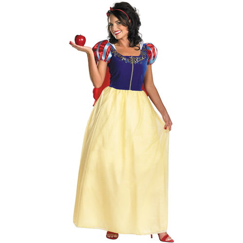 kode Spole tilbage Harden Snow White Deluxe Adult Plus Halloween Costume - Walmart.com