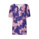 thumbnail image 4 of Tops de Algodón para las Mujeres, Retro No Posicionamiento Impreso, V-Cuello Botón Suelto para las Mujeres, 4 of 6