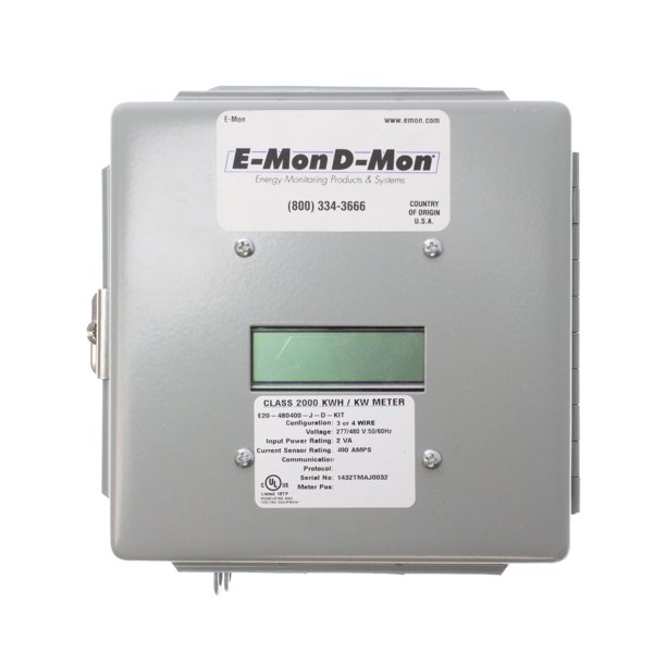 EMon DMon E20480400JDKIT Class 2000 277/480V 3Phase KWH