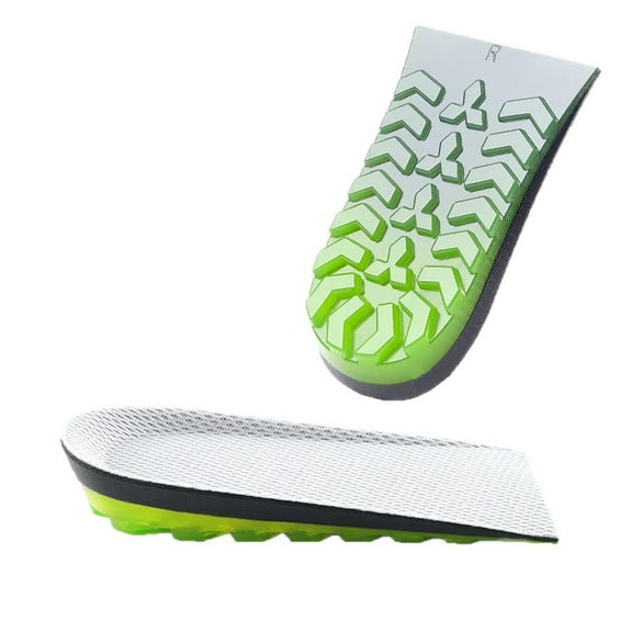 WEEKS 1/2 inch Heel Lifts Inserts Cushioned Arch Support Insoles with Hidden Lift Technology, Plantar Fasciitis Relief Inserts, Anti-Slip Heel Pads for All Day Standing Support (1 Pair) (Medium)