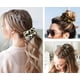thumbnail image 3 of Lazo para el cabello Círculo de intestino grueso Lazo para el cabello Tejido de piña Lazo para el cabello Adornos de cuerda para la cabeza elástica para mujeres Mujeres y niñas Cuerda para el cabello suave Cola de caballo Cabello Ac esquí esquí Gafas de esquí, 3 of 5