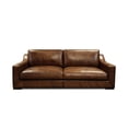thumbnail image 3 of GTR Leather Ramba 100% Top Grain  Contemporary 3-Seater Sofa with Deep Seat, 3 of 7