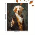 thumbnail image 3 of Thumbs Up Cartoon Dog Canvas Print, Funny Pet Lover Decor For Home Kitchen Cafe Hotel Office Wall Art, 3 of 8