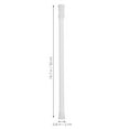 thumbnail image 5 of ELAYARD White Telescopic Shower Curtain Rod with Strong Load Bearing for Home Use, 5 of 7