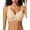 Beige, variant on Womens Wireless Bras Deep V Comfortable Supportive Bra No Underwire Push Up Bralettes Seamless T-shirt Bra