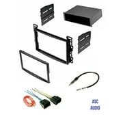 ASC Audio Car Stereo Dash Kit, Wire Harness, and Antenna Adapter for some Chevrolet: 07-10 Cobalt, 06-11 HHR, 08-12 Malibu- Pontiac: 07-10 G5, 06-09 Solstice- Saturn: 07-09 Aura, 07-09 Sky