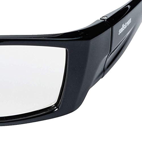 Sellstrom Safety Glasses - XP460 Series - Indoor/Outdoor Lens -Black/Green Frame - Uncoated