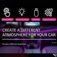 thumbnail image 6 of LED Car USB Night Light Glass Bottle Light Touch Adjustable LED USB Lamp Dimmable Portable Mini Glass Bottle Night Lamp Plug and Play USB Atmosphere Light for Auto Interior Bedroom Ambient Light Blue, 6 of 14