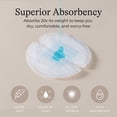 thumbnail image 5 of Lansinoh Stay Dry Disposable Nursing Pads for Breastfeeding, Soft and Super Absorbent Breast Pads, Breastfeeding Essentials for Moms, 200 Count, 5 of 10