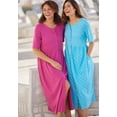 thumbnail image 6 of Woman Within Plus Size Short-Sleeve Button-Front Pocket Dress (Petite Available), 6 of 6