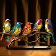 thumbnail image 4 of Litake Colorful Birds Ornament Modern Style Tabletop Bird Decoration Home Decor Gift Perfect for Living Room Bedroom Office, 4 of 9
