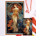 thumbnail image 1 of (2) Hilo Algodón Ecológico Bordado 11CT 3 Hebras Tela Blanca 50x90cm Kit Serie Personajes Punto Cruz Diosa, 1 of 9