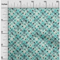 thumbnail image 2 of oneOone Polyester Spandex Light Blue Fabric Christmas Craft Projects Decor Fabric Printed By The Yard 56 Inch Wide, 2 of 6