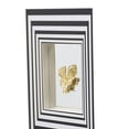 thumbnail image 3 of A&B Home Visual Effect Wall Art  - Black Frame - White, Black, Gold Print, 3 of 7