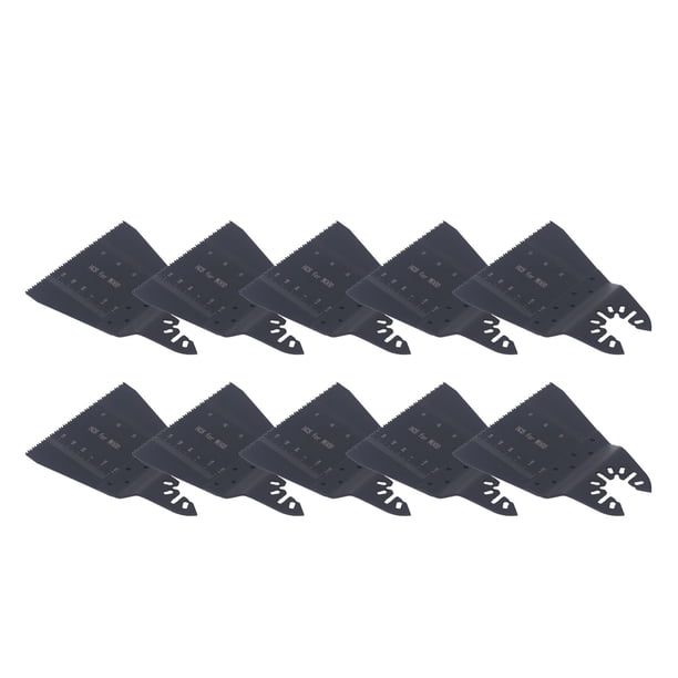 Hojas de herramientas oscilantes, 10 piezas Hojas de herramientas oscilantes Hojas de sierra de liberación rápida Hojas de sierra oscilantes Máxima confiabilidad