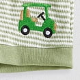 thumbnail image 6 of HCNTES Toddler Baby Boy Spring Summer Clothes Set Kid Outfits Short Sleeves T-Shirt Tops + Shorts Cute Outfits Set For Kids 2t 3t 4t 5t 6t 7t 8t 9t(L2-Green,6-12 Months), 6 of 8