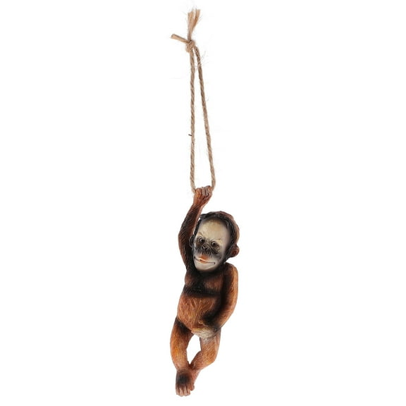 HONMEET Yard Monkey Decor Resin Monkey Shape 1Pack Outdoor Garden Use