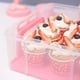 thumbnail image 4 of Wosthever Clear Cake Carrier Cupcake Storage Containers Insert Holder Layer Stackable Almacenamiento y organización del hogar, 4 of 6