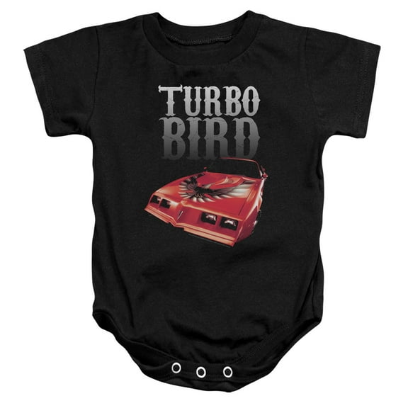 Pontiac Turbo Bird Infant Baby Romper T-Shirt Black