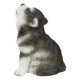 thumbnail image 5 of Hi-Line Gift Ltd 87703-N Howling Alaskan Malamute Puppy Statue, 6.69-inch Height, 5 of 7