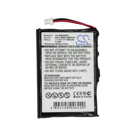 1400mAh BlueMedia BALI-BM63-DMED SDI053707917 Battery for BM-6380 BM6380 BM-6280