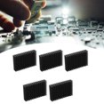 thumbnail image 4 of Aluminum Heat Sink, Black Strong CPU Heat Sink 5 PCS  For Power Supplie For CPU For Motherboard For PCB For Module For IC Radiator For Router For, 4 of 8