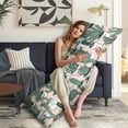 thumbnail image 5 of Minimalist Botanical Cactus Pillow Cover 20x54 - Long Body Pillow Case with Hidden Zipper, Aesthetic Succulent Print - Breathable & Skin-Friendly Fabric, 5 of 7